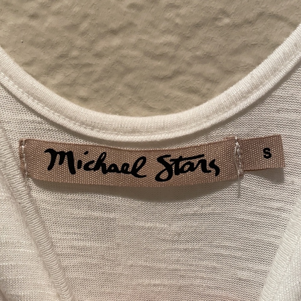 Michael Stars White Tassel Romper - Picture 4 of 4